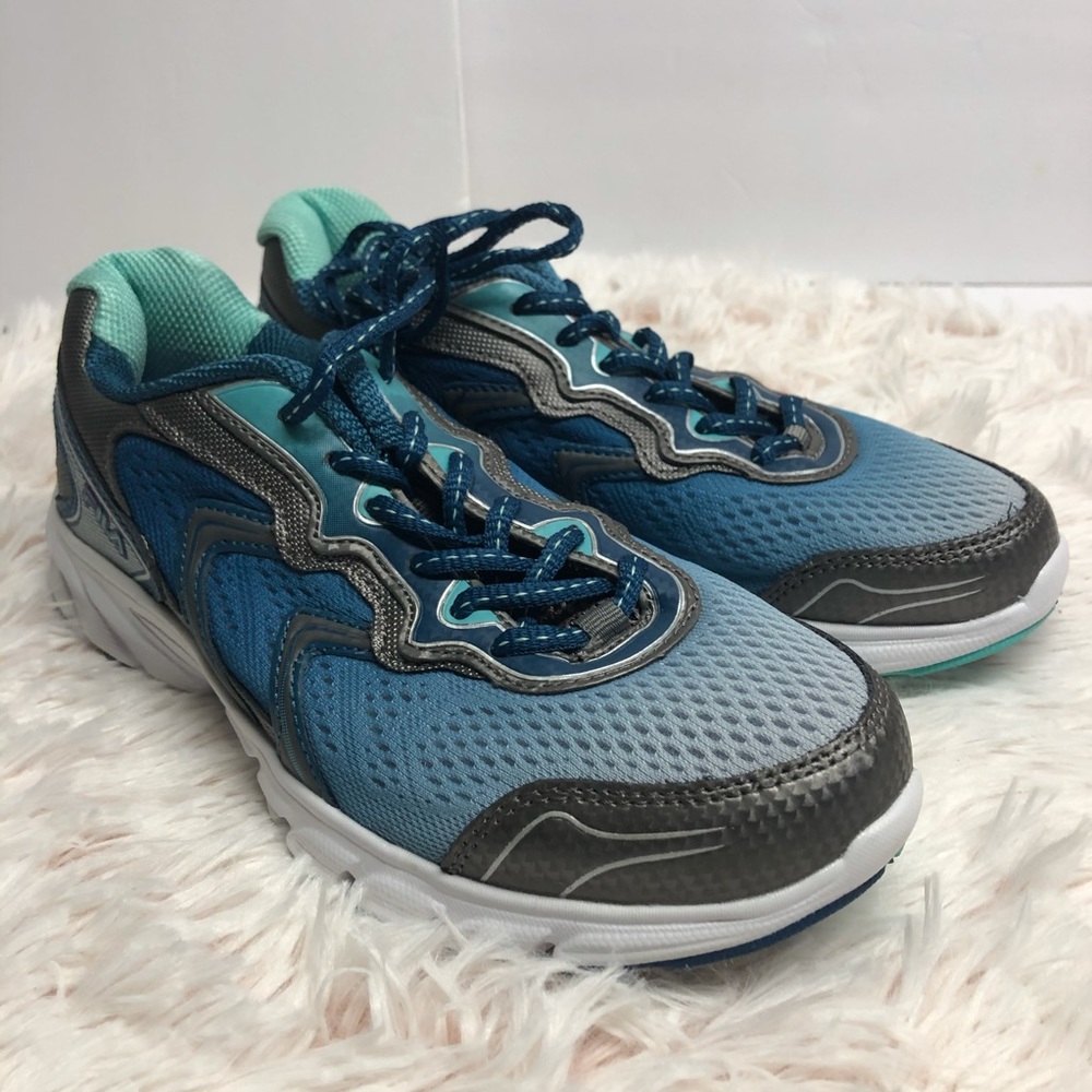 Fila Women's Blue Teal Mesh Sneakers
